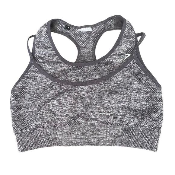 Gymshark Grey Racerback Sports Bra - Picture 1 of 4